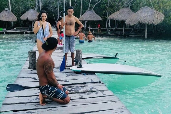 Morning Paddleboard to a Tulum Cenote Lagoon — Private Tour + Photos photo 3