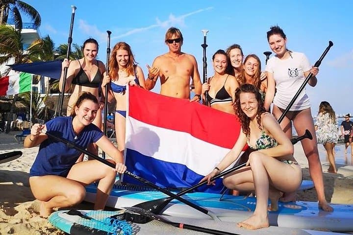 Playa del Carmen Private Stand-Up Paddleboard Class with Certified Instructor photo 2