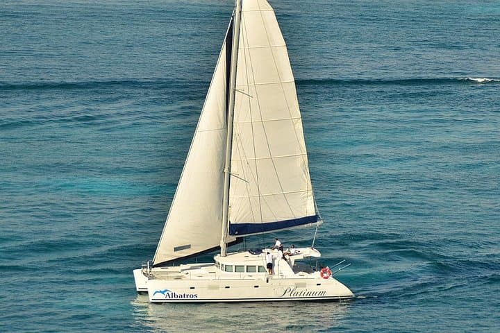 Sail Catamaran PLATINO to Isla Mujeres with Open Bar — Day Cruise from Cancun photo 1