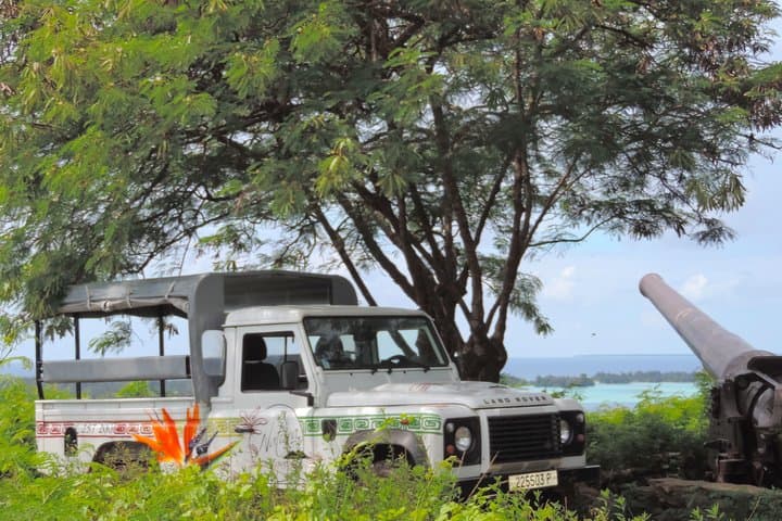 Bora Bora 4WD & Eco Shark and Ray Snorkel: Lagoon Safari and WWII Lookouts photo 3