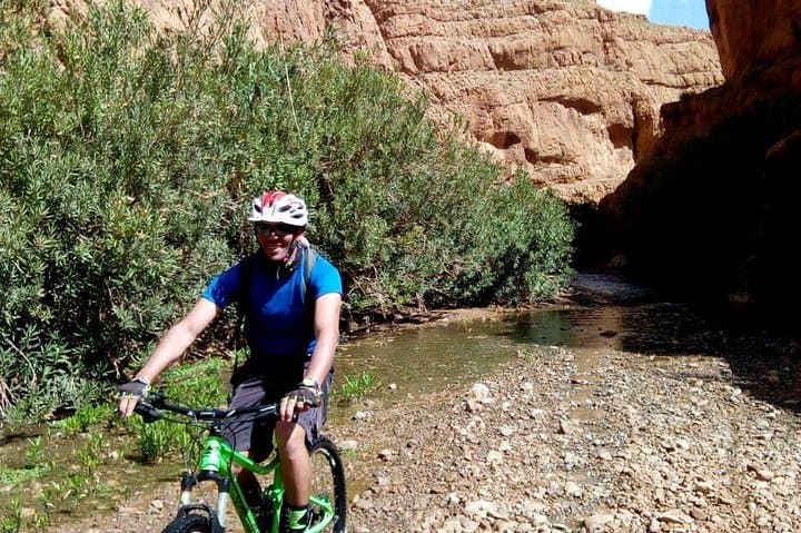 Atlas singletrack day ride from Marrakech: Imlil to Azaden descent photo 5