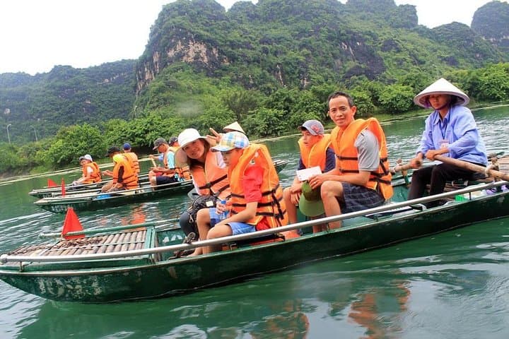 Bai Dinh & Trang An Full-Day Tour: Pagoda, Caves & Boat Ride in Ninh Binh photo 4
