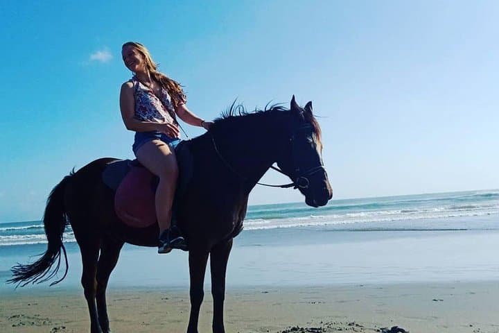 Private Horse Riding on Saba Beach, Bali — 1‑Hour Black‑Sand Beach Ride photo 3