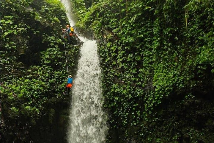 Samba Canyon Canyoning in Bali: Intermediate Abseils, Water Jumps & Full-Day Adventure