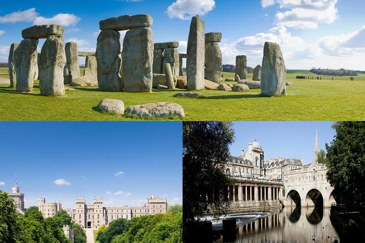 Private Full-Day Tour from London: Windsor, Stonehenge & Bath