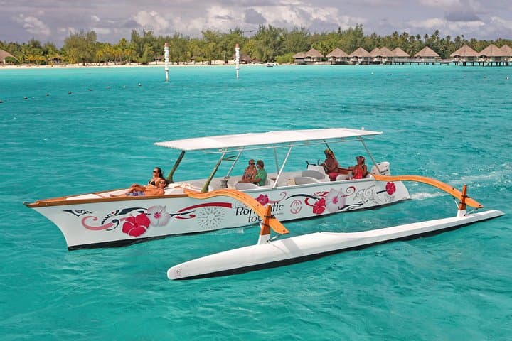 Bora Bora Lagoon Snorkel Cruise: Polynesian Outrigger & BBQ Motu Lunch