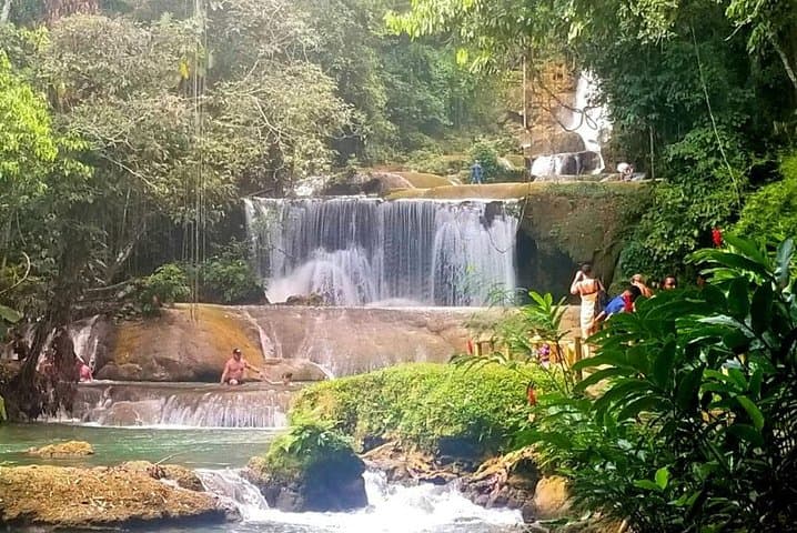 YS Falls and Floyd's Pelican Bar — Private South Coast Jamaica Day Tour photo 3