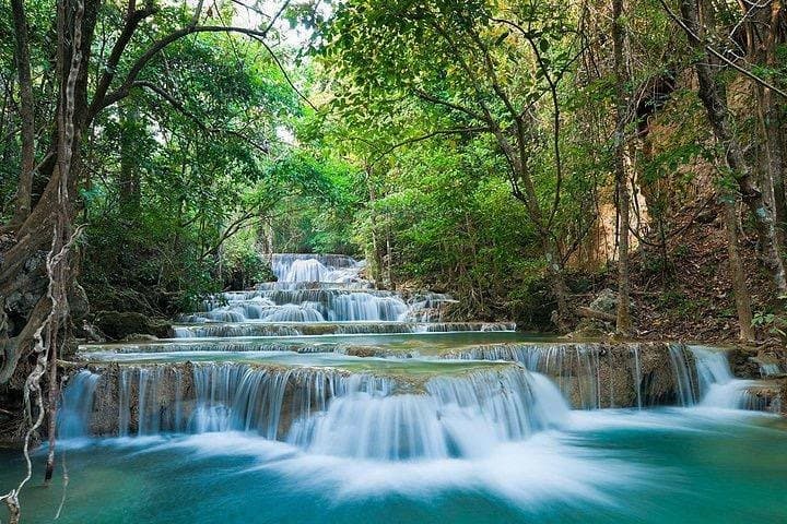 Damnoen Saduak Floating Market & Erawan Waterfall Day Trip from Bangkok photo 2