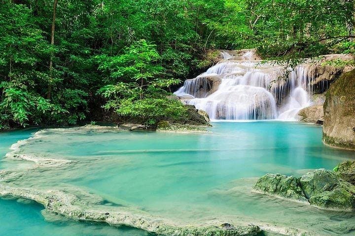Damnoen Saduak Floating Market & Erawan Waterfall Day Trip from Bangkok photo 6