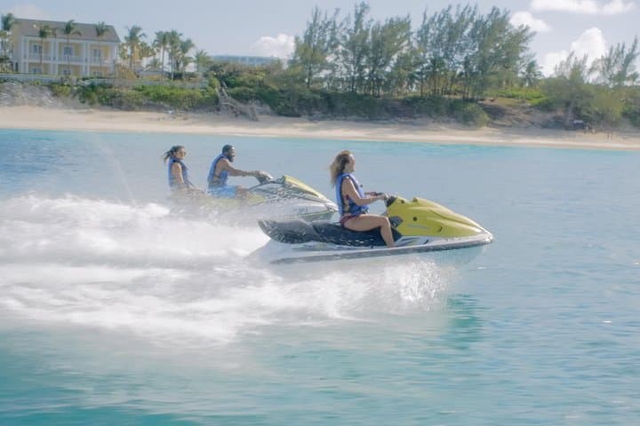 Cabbage Beach Jet Ski Adventure — 1-Hour Wave Runner Tour in the Bahamas