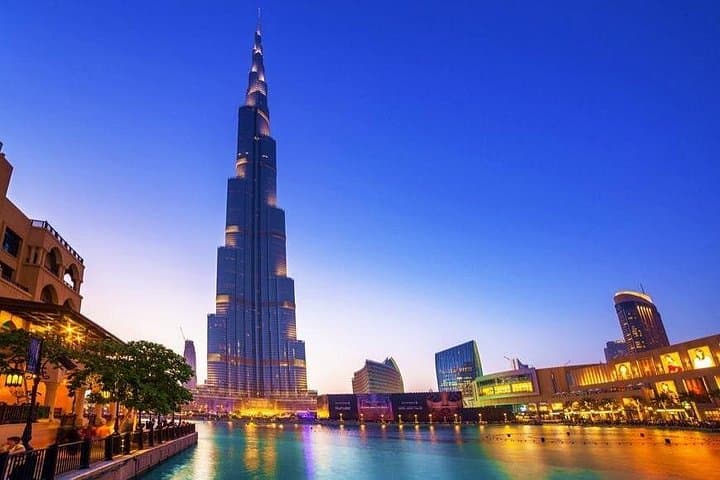 Dubai Night City Tour with Burj Khalifa 124/125 Ticket and Pickup photo 1