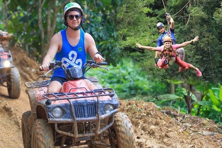 Phuket ATV and Zipline Adventure: Skyline Ziplines & Big Buddha Tour photo 1