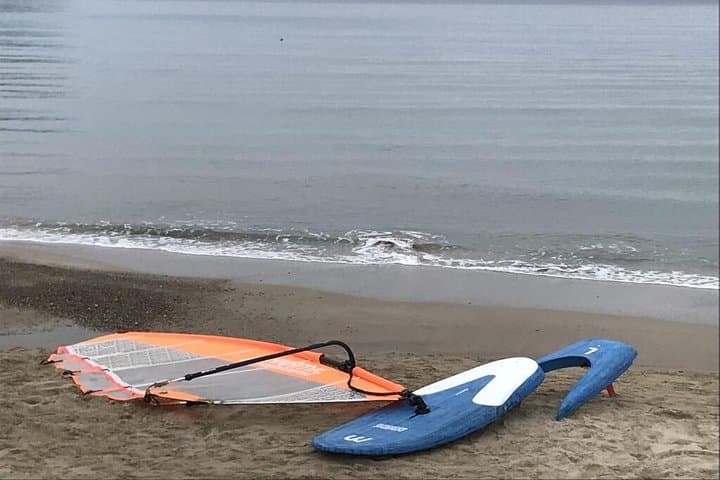 Beginner Windsurfing on the Costa del Sol: Dynamic Day 1 Near Marbella & Estepona photo 3