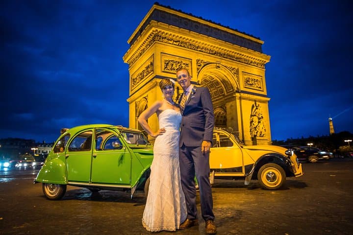 Night 2CV Tour in Paris: Classic Citroën Drive Through Illuminated Landmarks photo 4