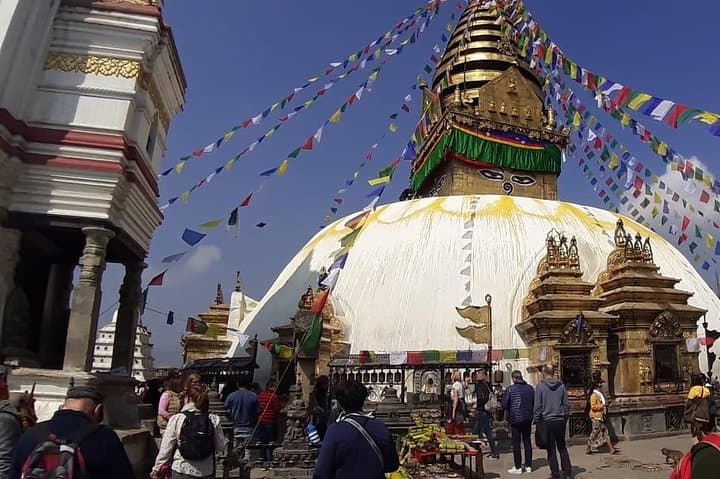 Hike to Swayambhunath Stupa from Thamel: Sunrise Views, Monkeys & Ancient Steps photo 2