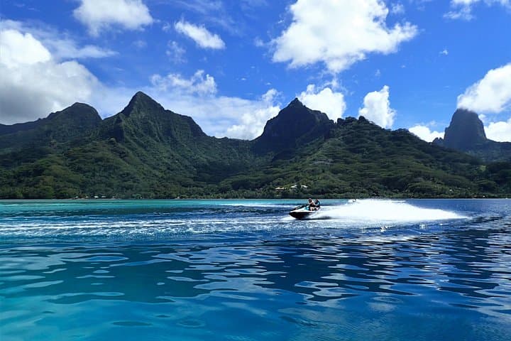 Moorea Grand Jet Ski Tour — 3-Hour Lagoon Ride with Ray & Shark Swim photo 2