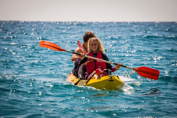 Sea Kayak the Acantilados de Cerro Gordo: 2-Hour Coastal Tour from Nerja