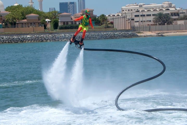 Abu Dhabi Flyboard: Soar Above the Arabian Gulf on a Guided Flyboard Session