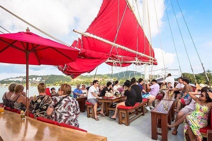 Red Baron Sunset Dinner Cruise in Koh Samui — Junk-Ship Feast at Sea photo 5