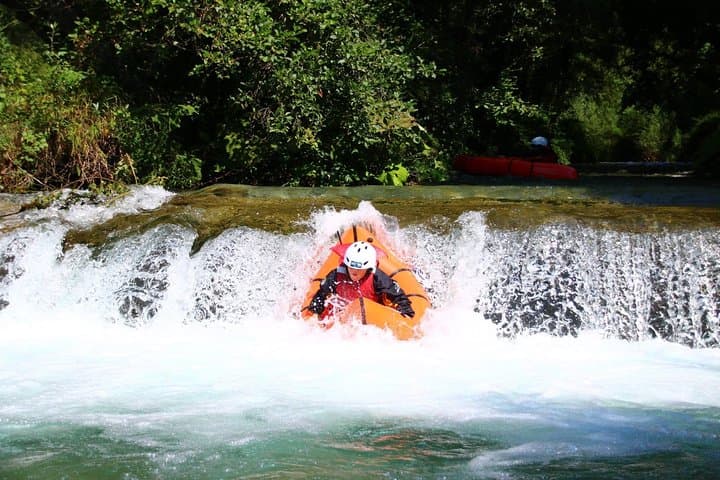 Pack Rafting the Lao River: 4 km Guided Raft Pack Experience from Laino Borgo, Calabria