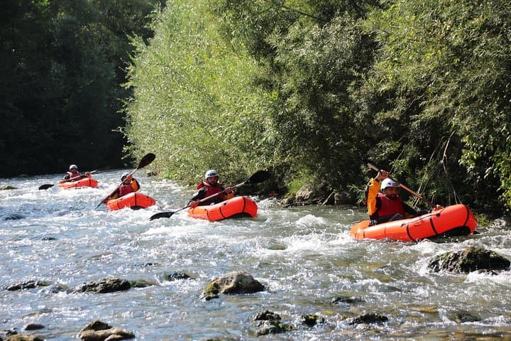 Pack Rafting the Lao River: 4 km Guided Raft Pack Experience from Laino Borgo, Calabria photo 2