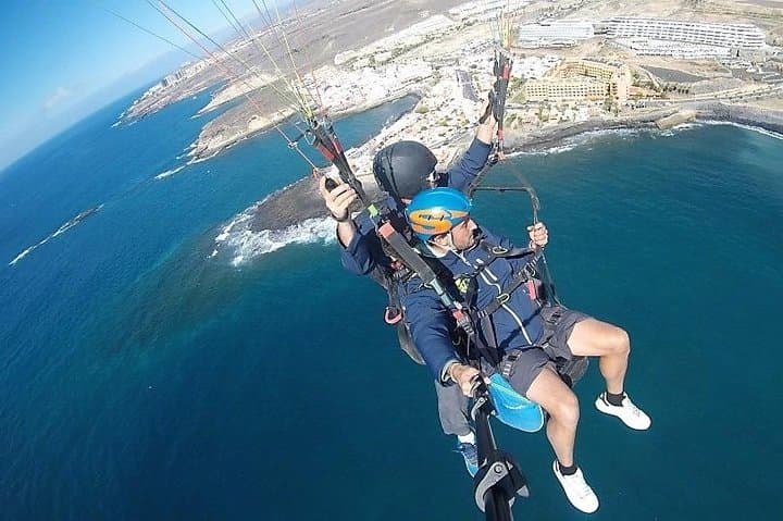 Tenerife Paragliding Over Costa Adeje: Tandem Flight with Hotel Pickup photo 4