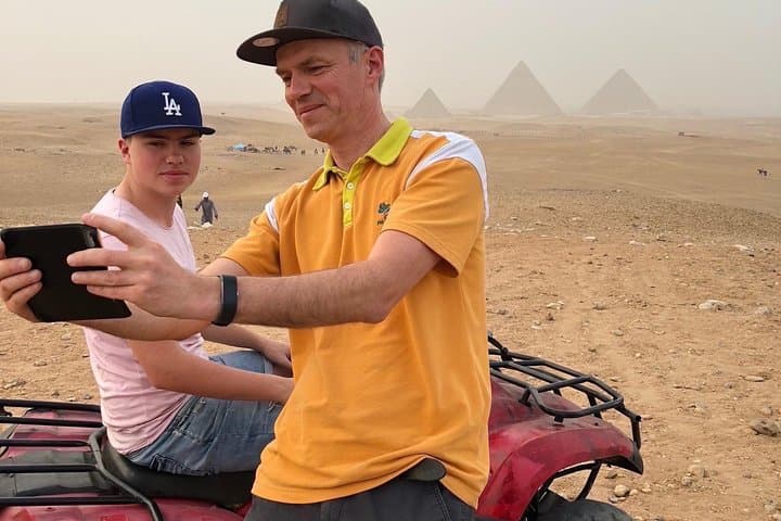 Giza Pyramids ATV Quad Bike Safari — Sunrise & Sunset Rides with Bedouin Tea photo 1