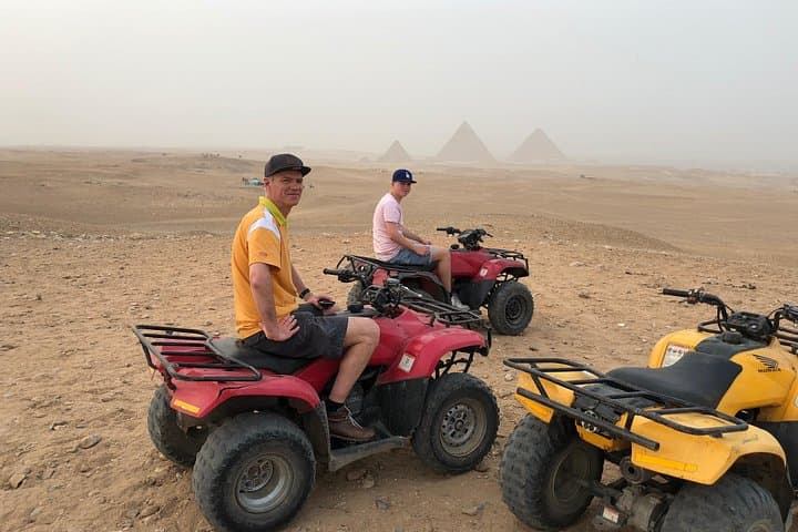 Giza Pyramids ATV Quad Bike Safari — Sunrise & Sunset Rides with Bedouin Tea photo 2