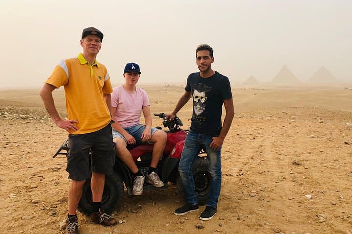 Giza Pyramids ATV Quad Bike Safari — Sunrise & Sunset Rides with Bedouin Tea photo 3