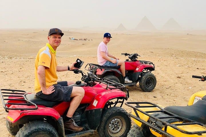 Giza Pyramids ATV Quad Bike Safari — Sunrise & Sunset Rides with Bedouin Tea photo 4