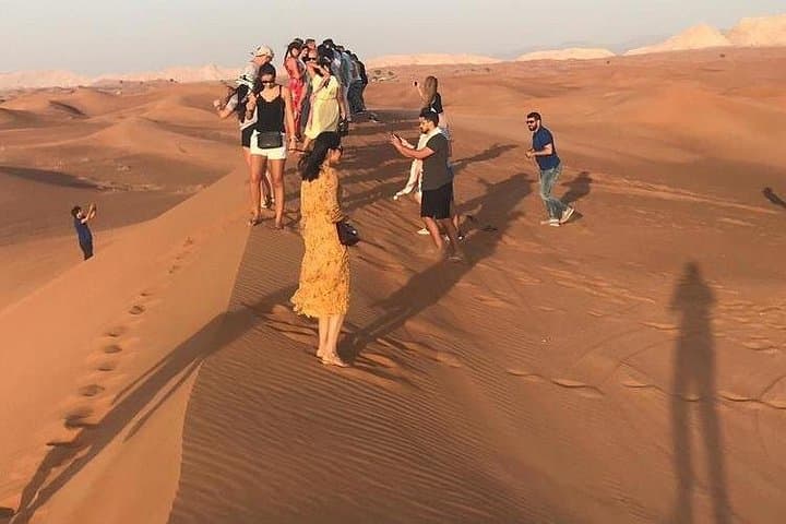 Private Sunrise Desert Safari in Dubai — Lahbab Red Dunes 4x4, Sandboarding & Camel Ride photo 4