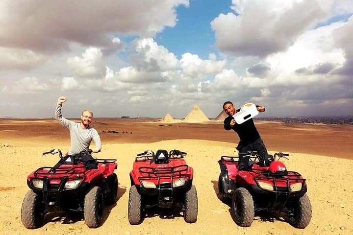 Quad-Bike Desert Safari Around the Giza Pyramids: Sphinx, Sunset & Sand