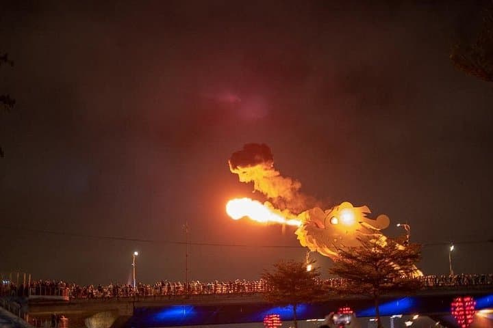 Da Nang Evening Tour: Marble Mountains, Son Tra & Dragon Bridge Fire Show