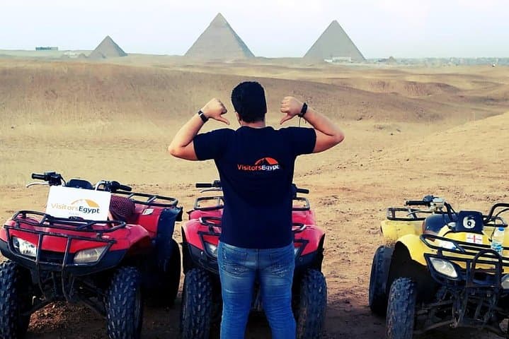 Quad-Bike Desert Safari Around the Giza Pyramids: Sphinx, Sunset & Sand photo 2