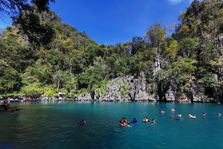 Coron Island Hopping Tour B — Barracuda Lake, Twin Lagoon & Reef Snorkeling