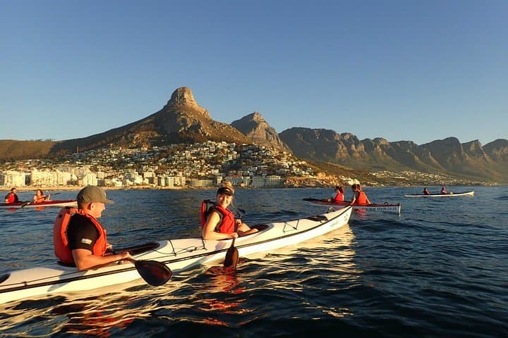Sunset Sea Kayak Through Table Bay: Dolphins, Wrecks & Mountain Views photo 4