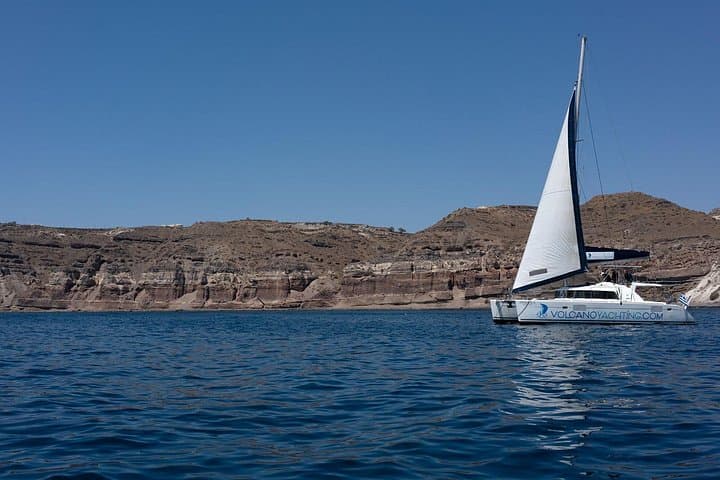 Luxury Santorini Caldera Cruise: BBQ, Hot Springs & Snorkeling photo 4