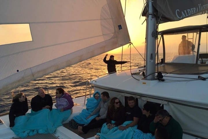 Santorini Caldera Panorama Sunset Cruise — All‑Inclusive Winter Sailing to Hot Springs & Thirassia photo 3