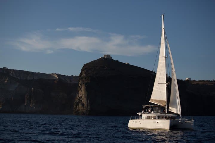 Santorini All-Inclusive Catamaran Sunset Cruise with Thirassia & Hot Springs photo 3