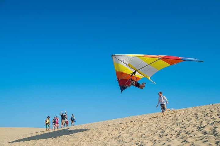 Beginner Hang Gliding Lesson at Jockey's Ridge — Outer Banks Intro Flight