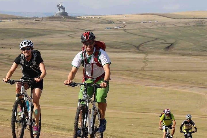 Full-Day Cycling from Ulaanbaatar to the Chinggis Khan Statue — Baga Khentii Meadows Ride