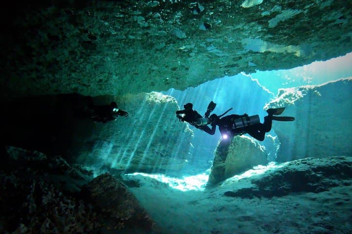 Full-Day Cenote Diving: Chak Mool & Kukulkan for Certified Divers from Playa del Carmen photo 2
