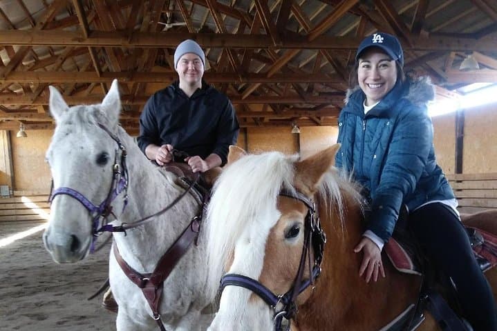 Indoor Equine Spa: Brush, Tack and Ride at Erik's Ranch Near Bozeman