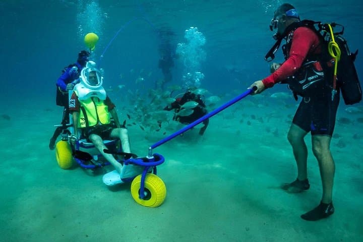 Accessible Sea Trek and Scuba in Lanzarote: Underwater Wheelchair Adventures