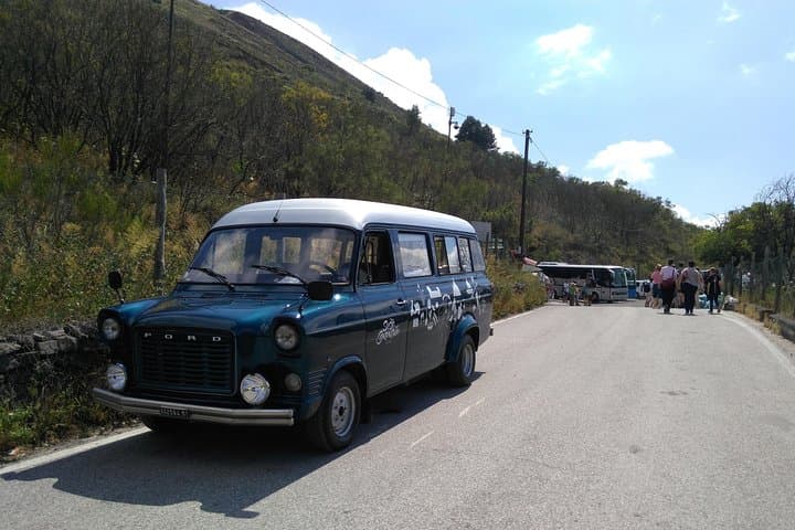 Vintage Van to Vesuvius: Guided Crater Hike & Transfer from Naples