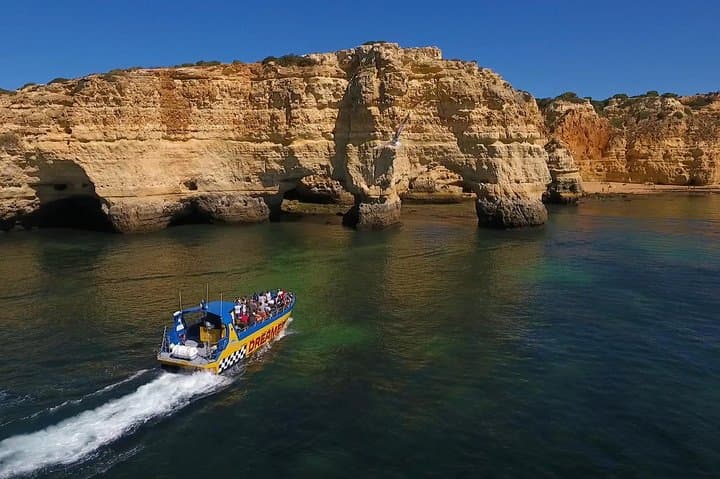 Albufeira Dreamer Boat Trip: Dolphin Watching and Benagil Cave Views photo 6