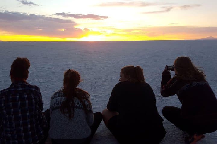 Full-Day Uyuni Salt Flats Tour: Isla Incahuasi, Train Cemetery & Sunset photo 6