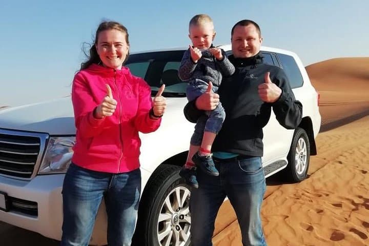 Abu Dhabi Morning Desert Safari: Private 4x4 Dune Bashing & Sandboarding photo 2