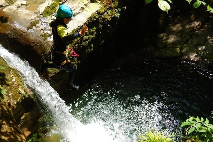 Ecouges Canyon Canyoning near Grenoble — Half- and Full-Day Vercors Adventure