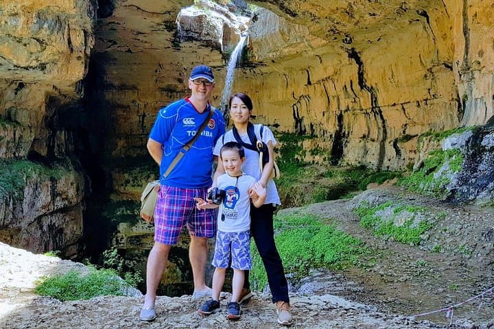 Private Day Trip to Jeita Grotto, Harissa & Baatara Waterfall from Beirut